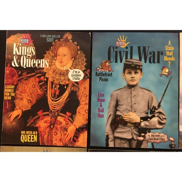 Kids Discover Magazine Lot of 6 Shelter Astronauts Jefferson Civil War - Picture 2 of 7